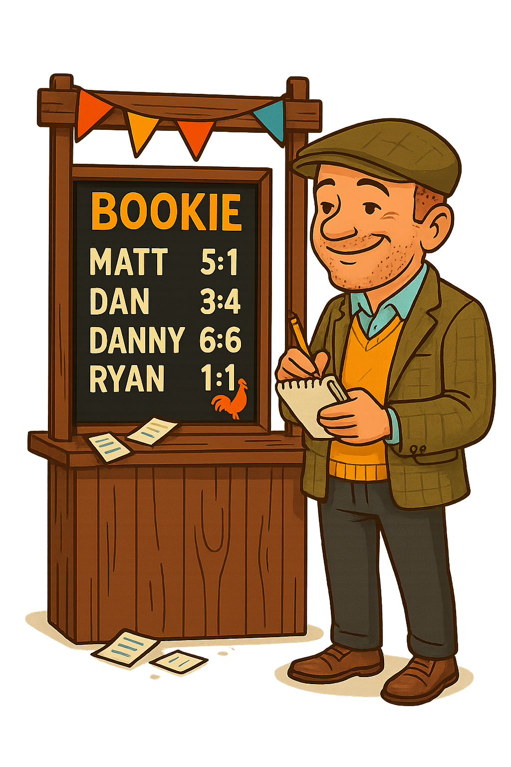 Bookie Stand